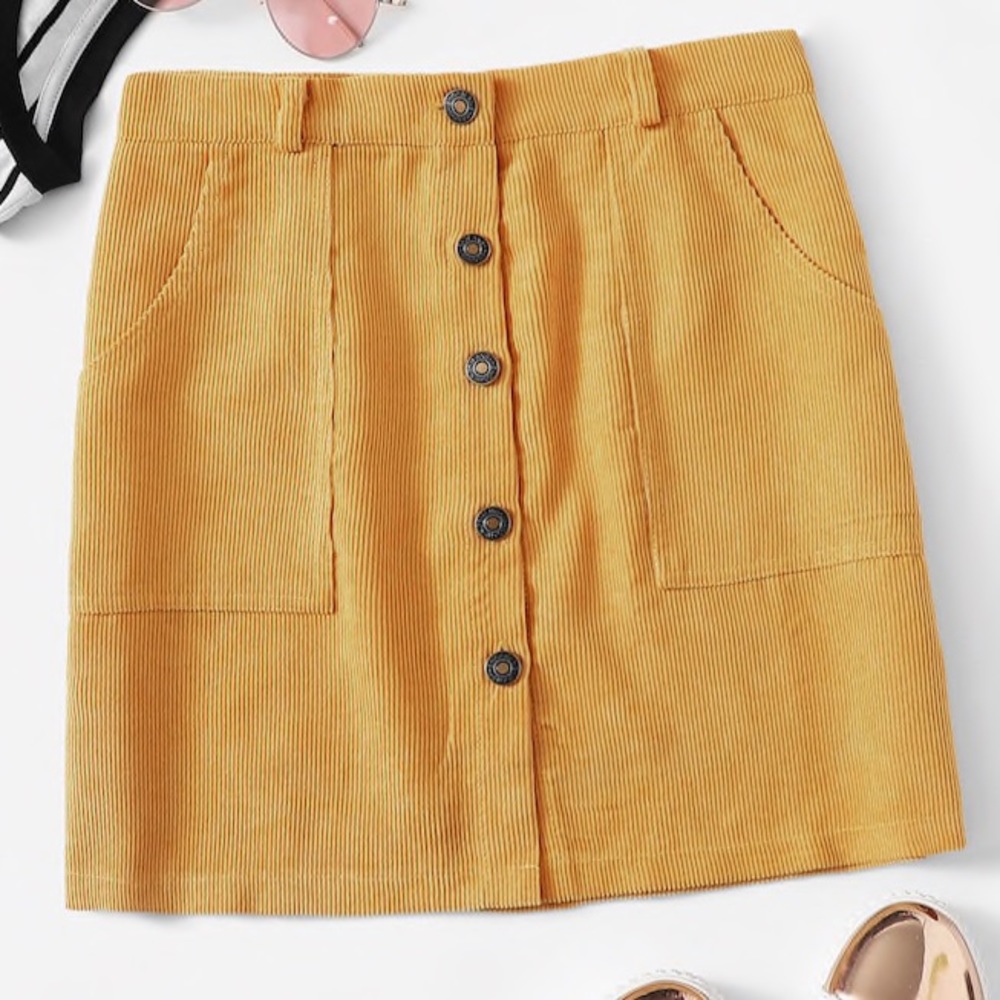 Corduroy skirt